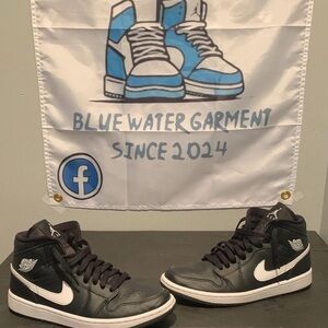 Jordan Black and White Sneakers